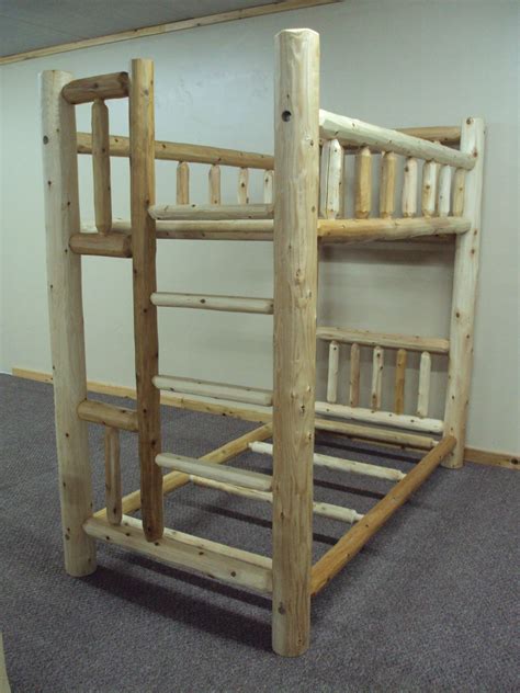 LOG BUNK BED