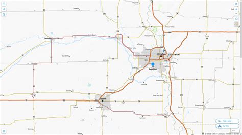 Papillion, Nebraska Map