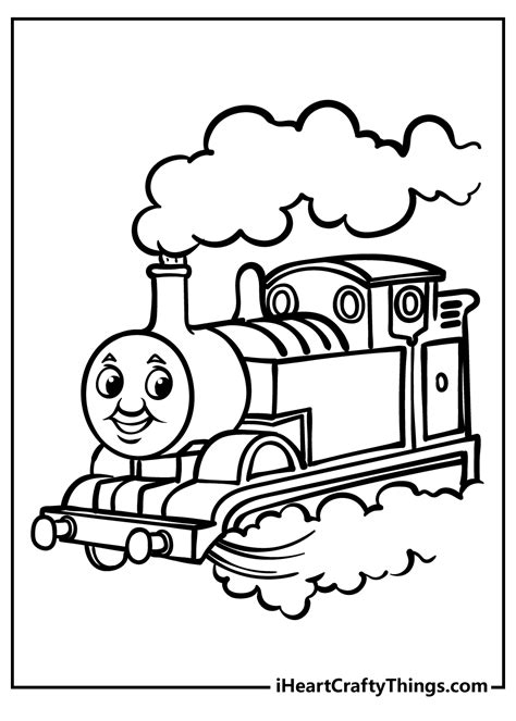 Thomas Train Drawing For Kids