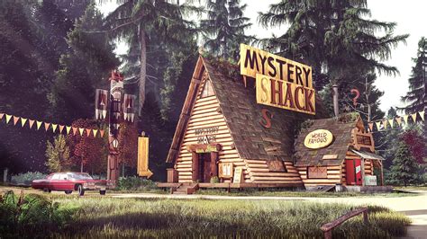 MYSTERY SHACK from Gravity Falls on Behance | Gravity falls, Gravity ...