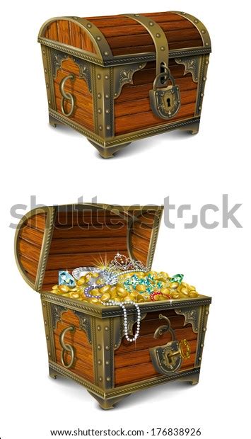 Pirate Treasure Chest Stock Illustration 176838926 | Shutterstock