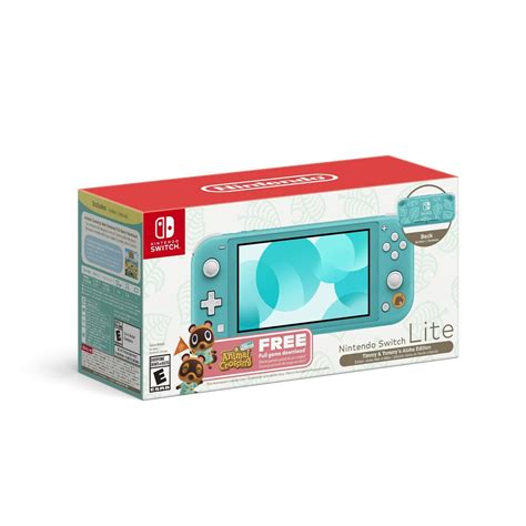 Nintendo Switch Lite - Turquoise, Animal Crossing: New Horizons Aloha Edition Bundle - Walmart.com