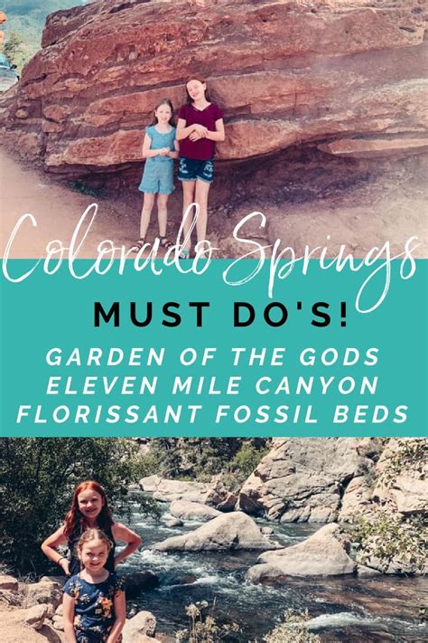 Must Do Places in Colorado Springs! Garden of the Gods, Eleven Mile Canyon, Florissant Fossil ...