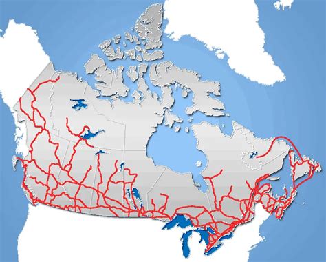 Roads Canada Frame - MapSof.net