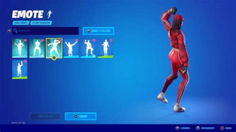 Fortnite Ruby skin with sus emotes 🍊 - YouTube