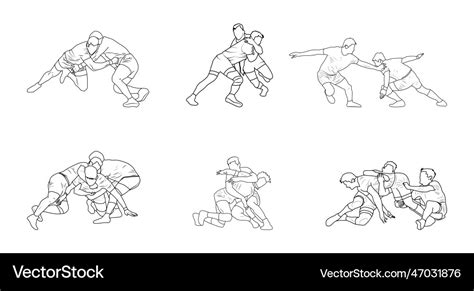 Kabaddi player Royalty Free Vector Image - VectorStock