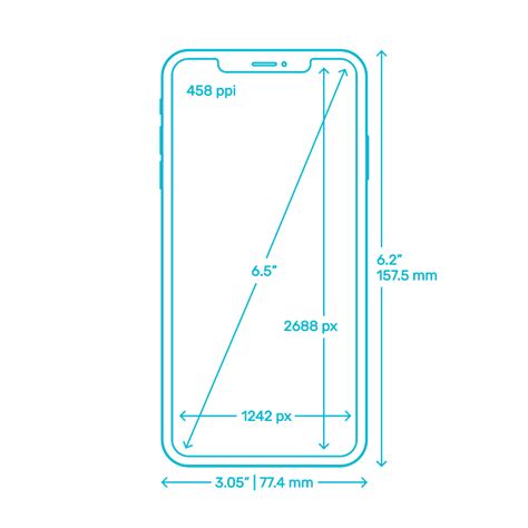 Apple iPhone XS Max Dimensions & Drawings | Dimensions.Guide