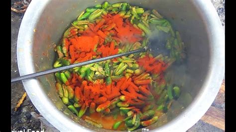 Gherkin Recipes Indian style / Cucumber recipe / Dhondakaya curry for 100 People - YouTube