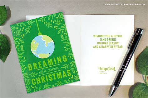 Eco-friendly Business Holiday Cards - Botanical PaperWorks