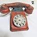 Tin Toy Telephone Vintage Choice Red Candlestick or Desk Phone - Etsy
