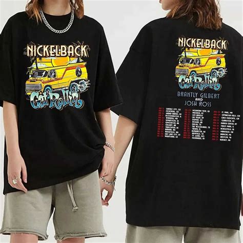 Nickelback Get Rollin' Tour 2023 Shirt, Nickelback Band Conc - Inspire Uplift