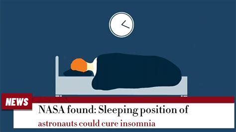 NASA found: Sleeping position of astronauts could cure insomnia - YouTube