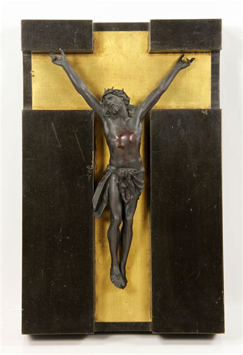 Sculpture of Christ on the cross by - BidtoArt.com