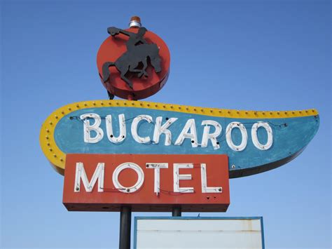 Old Motel Signs Along Old Rt. 66 from Spring Break