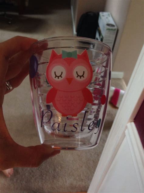 Personalized tervis cup | Tumbler decal, Cup decal, Vinyl projects