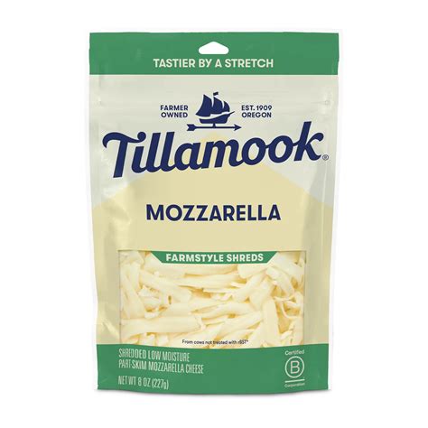 Tillamook Mozzarella Cheese, Thick Shredded - Shop Cheese at H-E-B