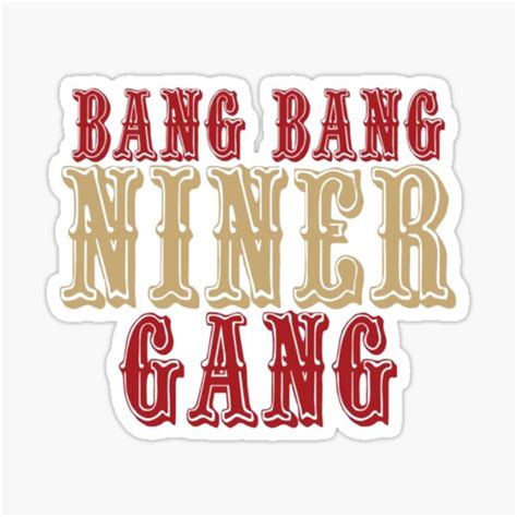 Niner Gang Stickers | Redbubble