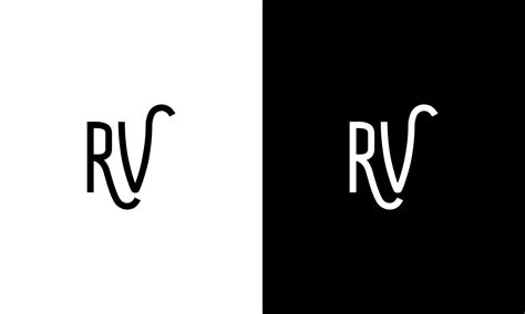 Letter RV vector logo free template Free Vector 11560778 Vector Art at Vecteezy