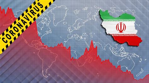 CoronaVirus Impact on Iran Economy Stock Illustration - Illustration of disease, fall: 241445107