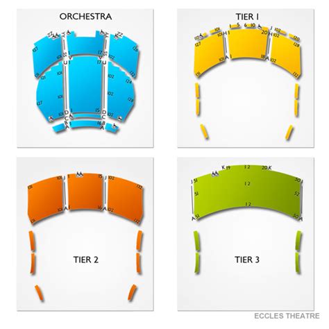 Eccles Center Seating Chart: A Visual Reference of Charts | Chart Master