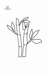 Bamboo coloring page For Kids ♥ Online And Print Free sketch template