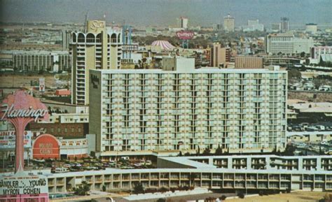 Holiday Casino stuffed in between Flamingo Sands, mid 1970s. | Casino ...