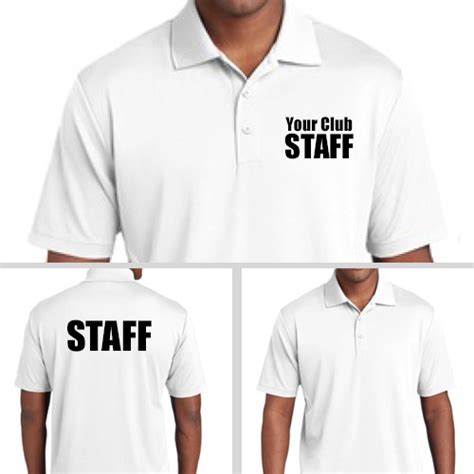 Personalized Staff Polo Shirts - Small to 4x Large | TshirtByDesign.com