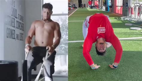 WATCH: Patrick Mahomes' workout hype videos (6 videos)