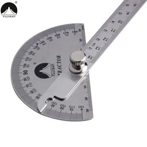 Acquistare Strumenti di misura e analisi | FUJISAN 0-180 Degree Angle Ruler Stainless Steel ...