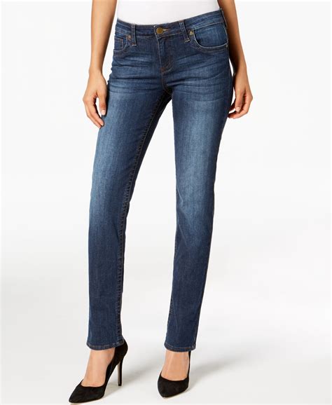 KUT from the Kloth - Womens Jeans Petite Straight Leg Stretch 4P - Walmart.com - Walmart.com