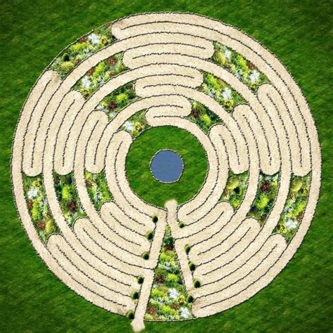 Cheap Gardening Ideas | A Collection of Photos | Labyrinth garden, Labyrinth design, Garden ...