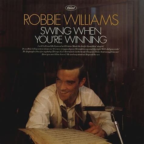 Robbie Williams SWING WHEN YOU'RE WINNING Vinyl Record