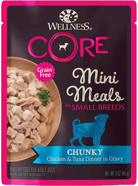 Wellness CORE Mini Meals Grain Free Wet Dog Food, Chunky, Pate ...