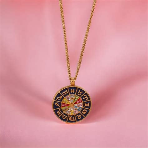 Zodiac Pendant Necklace - cutandcropped