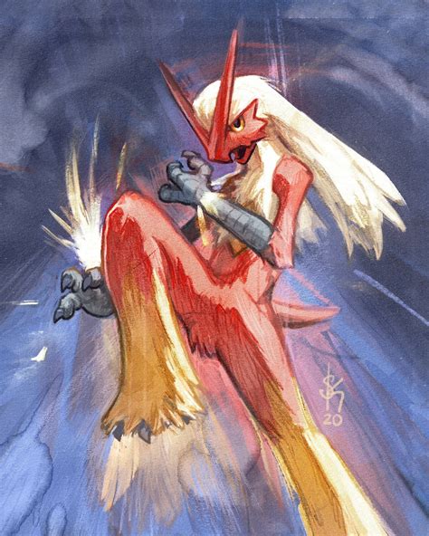 Blaziken Pokémon Art Prints Epic Pokemon Fan Art, Blaziken Poster Art ...