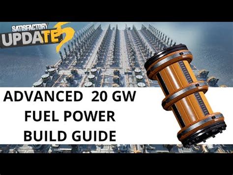 Satisfactory Fuel Generator Setup Build Guide - 100% EFFICIENT Satisfactory Update 5 Fuel Power ...