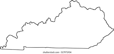 2,874 Kentucky outline vector Images, Stock Photos & Vectors | Shutterstock