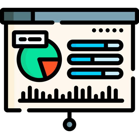 Data visualization Special Lineal color icon