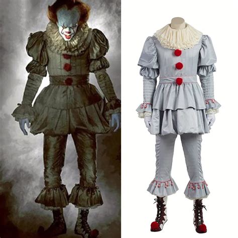 Stephen King's It Pennywise Cosplay Costume Pennywise The Clown Costume ...