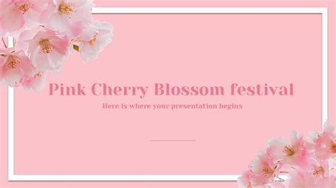 Best Free Cherry Blossom Festival Google Slide Themes And Powerpoint ...