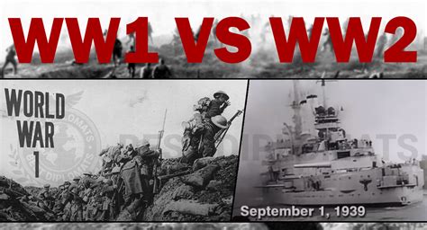 In Depth Comparison of World War 1 & World War 2