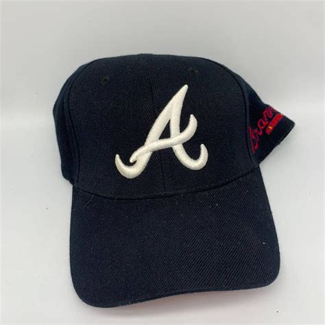 Atlanta Braves MLB Hat Stretch Fitted Cap Men... - Depop