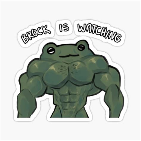 "Brock" Sticker for Sale by Lovelycrow | Redbubble