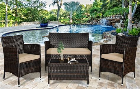 Patio Rattan Outdoor Furniture Set Price Reduced & Free Shipping ...