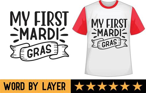 Mardi gras svg t shirt design 20981878 Vector Art at Vecteezy