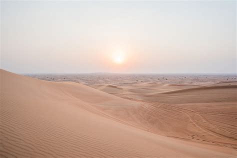 Dubai Sand Dunes Royalty-Free Stock Photo