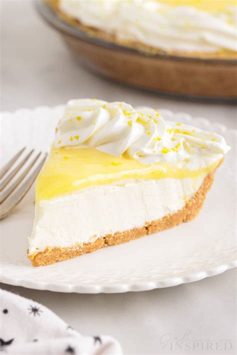 Lemon Cream Cheese Pie - girl. Inspired.