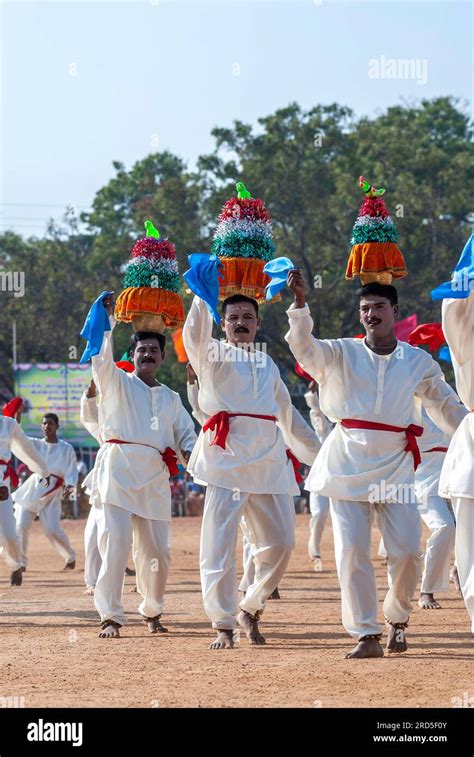 Karagattam Karagam dancers performing during Police Public sports ...