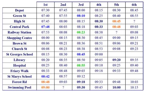 bus schedule worksheets | You can see that there is a lot more ...