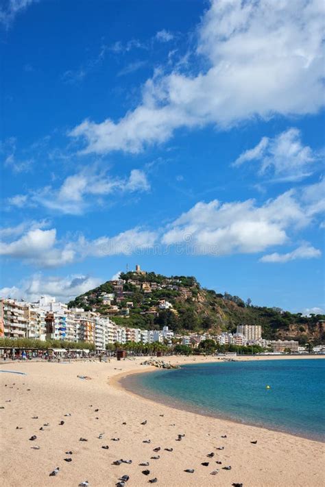 Beach in Blanes Town in Spain Stock Photo - Image of costa, vacation: 90200798